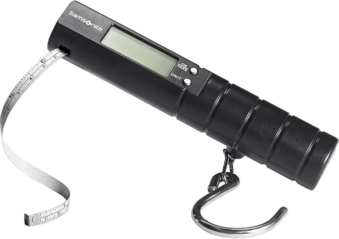 Samsonite Electronic Luggage Scale, Black, One Size by Samsonite