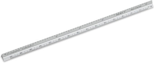 Alumicolor 3610-1 Aluminum Combination Pocket Scale, 6IN, Silver by Alumicolor