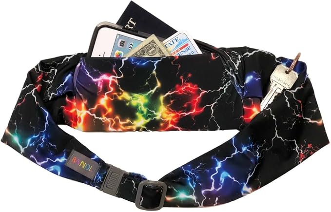 BANDI Plus Size Fanny Pack for Women - Travel-Ready Pocket Belt with Secure Hidden Money & Running Belt for Phone, Passport, Keys, & Medical Devices, Adjustable Fit, Comfortable (Cosmic) - Image 2