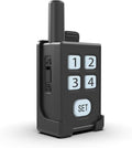 Extra Portable Wireless Receiver for HTZSAFE Alarms- 1 Receiver | Up to 4 Channels and 10 Optional Melodies- 4 Adjustable Volume Levels Includes Mute Mode by HTZSAFE