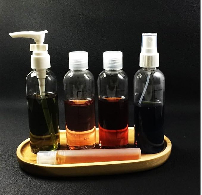 Clear Travel Toiletry Bag TSA Approved Toiletry Cosmetic Bags Men Women & Travel Bottles set for Toiletries TSA Approved Travel Bottle 3.4 oz Leak Proof Refillable & Travel Containers for Toiletries - Image 7