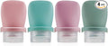1oz Travel Bottles for Toiletries, Silicone Leak-Proof TSA Approved Travel Size Containers (4-Pack) - Reusable Refillable Bottles for Shampoo, Body Wash, Lotion by Unknown