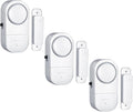 Door Window Alarm, 95DB Door Alarms for Kids Safety, Wireless Sensor Door Window Burglar Alarm-Window Pool Alarms for Home (3 Pack) by HIIXHC