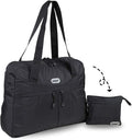 Packable Tote Bag Extra Small Duffel Bag Carry On Under Seat 20L Foldable | Nylon Packable Bag Travel Light Mens Personal Item Travel Bag Airplane Purse Carry On Bag for Women to Stand On Suitcase by GOX