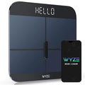Wyze Smart Scale X Digital Bathroom Scale for Body Weight and Fat (Black) | BMI Muscle Mass Body Composition Scale, ITO Glass, Baby/Pet/Luggage Modes, Batteries Included, Syncs with Fitness Apps by WYZE