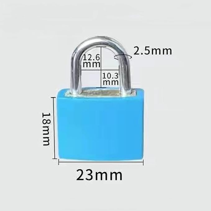 2 Pack TSA Approved Luggage Locks - Suitcase Padlocks with Keys, Travel Baggage Locks for School Gym Lockers, Laptop Bags & Outdoor Gear (Dark Blue + Green) - Image 2