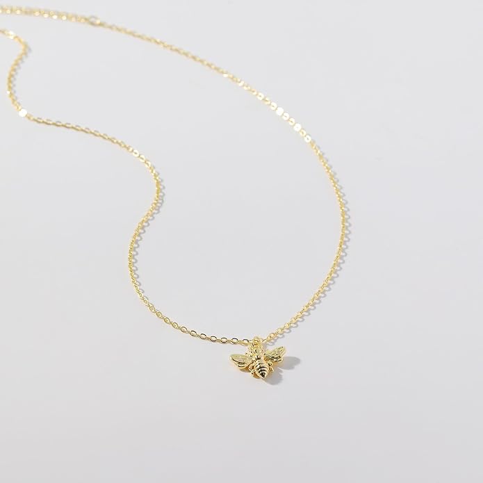 Gold Necklace for Women, Dainty Charm Pendant Necklace Jewelry Gift | 14K Gold Plated, Cute, Delicate, Adults, Non Tarnish, Hypoallergenic, Accessories - Image 4