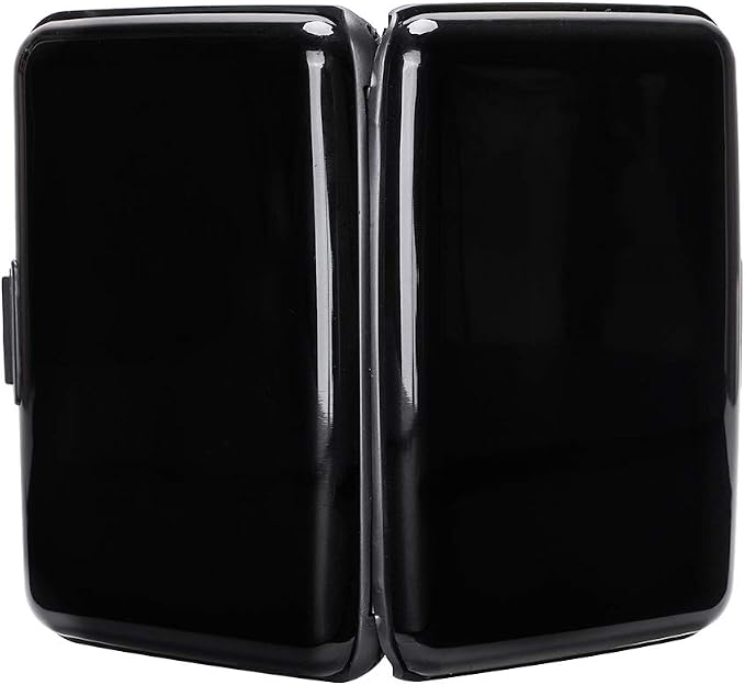 RFID Blocking Credit Card Protector Case Holder Wallet for Men Women | RFID Blocking Credit Card Protector Aluminum ID Case Hard Shell Business Card Holders Metal Wallet for Men or Women - Image 3