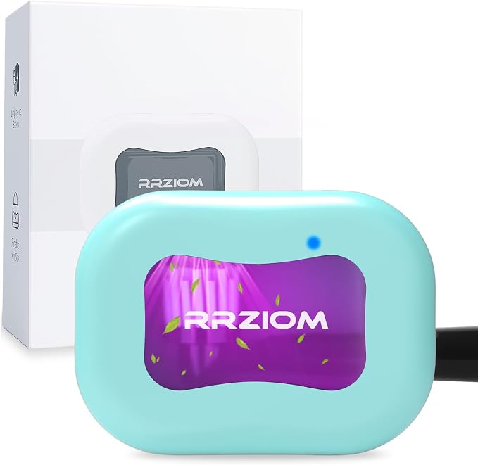 Toothbrush Sanitizer Case, RRZIOM Portable Toothbrush Covers Rechargeable | Rechargeable Toothbrush Cleaner Holder Case for Travel Home, Detachable Toothbrush Cover Cap for All Toothbrushes (Blue) by Unknown