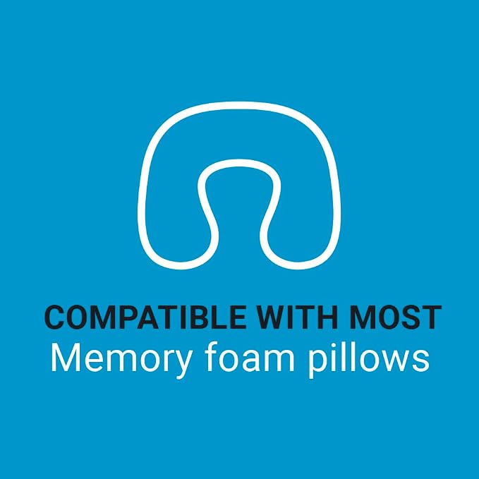 Universal Travel Pillow Packer, Compatible with Most U-Shaped Memory Foam Neck Pillows, Roll to Fit, Perfect for Airplane, Bus, Car, and Train Journey, Travel Essentials, Blue - Image 5