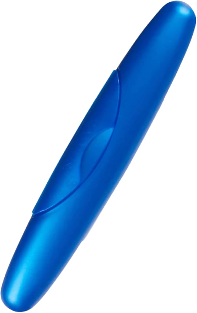 RADIUS Toothbrush Travel Case for Standard Brush, BPA-Free Recycled Plastic, Portable for Bathroom, School, Home, Camping- Sapphire Blue (FITS ALL CONVENTIONAL TOOTHBRUSH and RADIUS SOURCE TOOTHBRUSH) by RADIUSCorporation