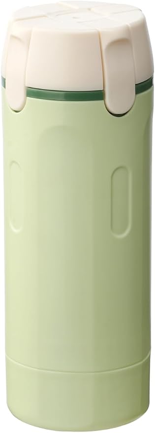 4-in-1 Travel Bottles for Toiletries, Portable Leakproof Pump Dispenser with Foldable Locking Pump, TSA Compliant Refillable Travel Containers for Shampoo, Conditioner, Lotion & Skincare(Key Lime) by Tilanneo