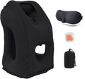 Inflatable Travel Pillows for Airplane, Blow Up Neck Pillow for Sleeping, Airplane Travel Essentials for Long Flight Support Head, Neck and Lumbar, Used for Car/Bus/Train/Office Rest, Adults Kids by Povinmos