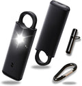 VOLTEK Metal Personal Alarm for Women (Black) – 140dB Self Defense Safety Alarm Keychain, USB-C Rechargeable Emergency Alarm with Door & Window Sensor Mode by VOLTEK