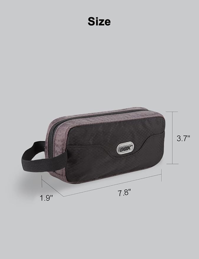 GOX Travel Toiletry Bag Dopp Kit Case for Men Multifunction Packing Organizer Pouch(Black) - Image 5