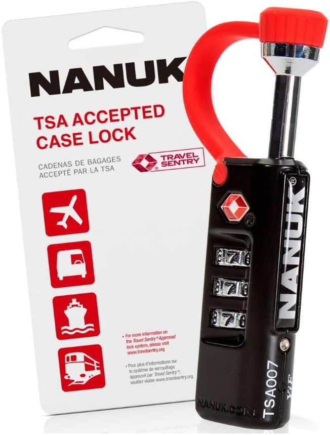 NANUK TSA Approved Lock – Durable, Secure Travel Case Lock with Cut-Resistant Steel Shackle & Rustproof | Secure Travel Case, Cut-Resistant Steel Shackle & Rustproof by NANUK