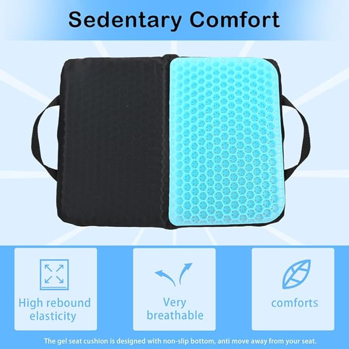 New Upgraded Portable Seat Cushion 15.7" x 11.8" Travel Seat Cushion | Foldable Travel Cushion, for Airplane Seats, Camping, Stadium, Cinema, Garden Benches Seat Cushion - Image 4