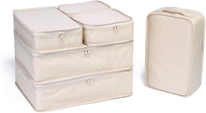JJ POWER Travel Packing Cubes, Luggage Organizers with Shoe Bag by JJ+POWER