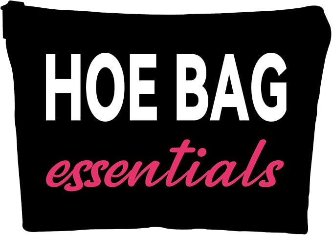 ZUYUROU Funny Gifts for Women, Friends, Hostess Gift Ideas Cool Gifts for Women Girls Birthday Gift Ideas Gag gifts Girls Weekend Overnight Fun Makeup Travel Bag Cosmetic Bag-Black by ZUYUROU