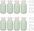 3.4 oz Plastic Small Travel Shampoo Bottles, Refillable Flip Cap Squeeze Bottles for Toiletries, Leakage-proof Travel Shampoo and Conditioner Container (8 pack) by UMETASS