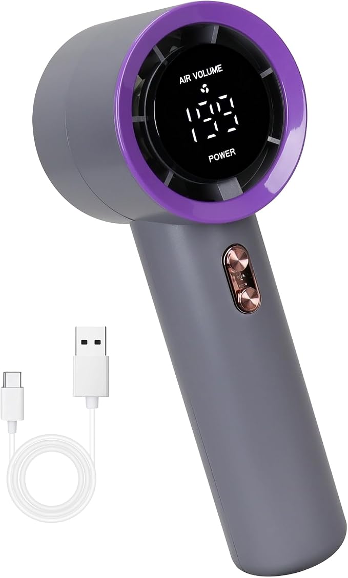 Portable Handheld Fan, Compact Personal Mini Fan (Gray) by Unknown