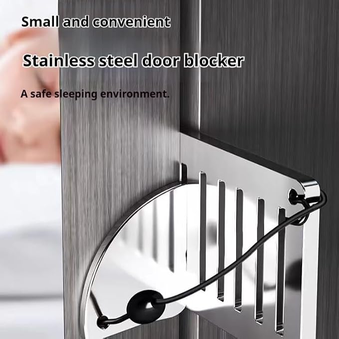 Door Stopper Hotel Portable Door Stopper Girls Safety – Top Door Anti-Wolf Blocking, Door Anti-Locking, Anti-Theft Home Alone Door Stopper - Image 5