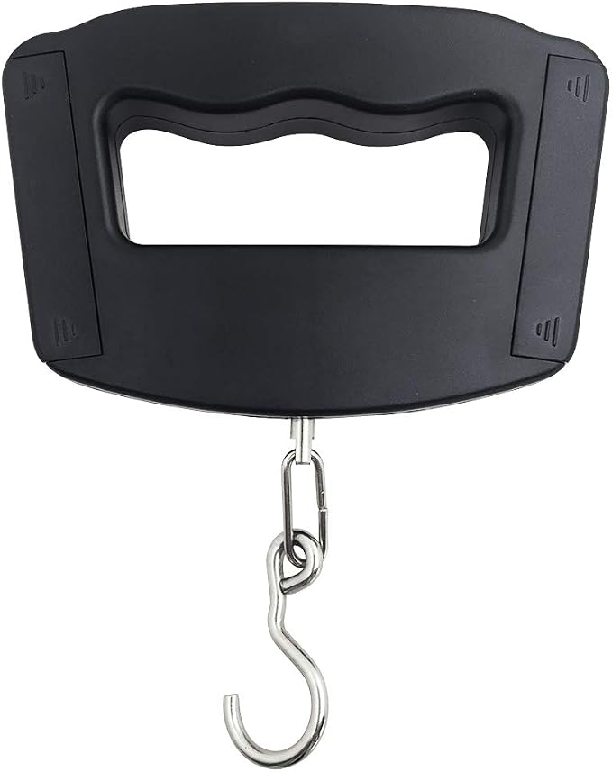 AFUNTA 50Kg 10g Luggage Weight Scale, LCD Luggage Scale Travel Digital, Fish Scale, Home Electronic Portable Hanging Weight Hook Travel Luggage Scale - Image 5
