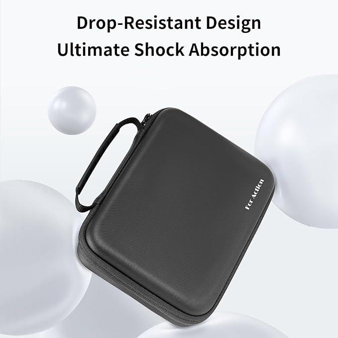Osmo Action 5 Pro Carrying Storage Case for DJI Osmo Action 5 Pro/4/3 kit | Surface Waterproof Travel Portable Hard Bag Compatible With DJI Osmo Action 5 Pro/4/3 Adventure Combo Outdoor Travel - Image 4