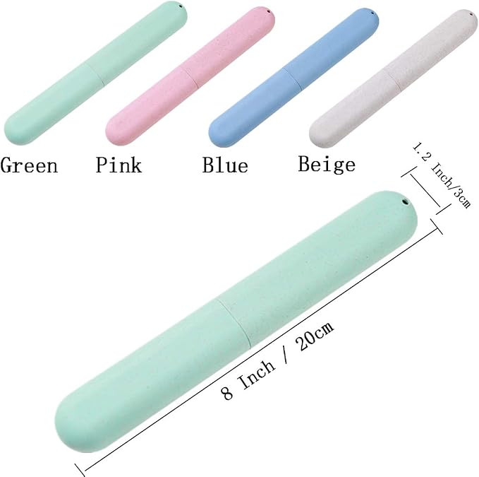 4 Pack Travel Toothbrush Case, Portable Breathable Toothbrush Holder Cases | Toothbrush cases for traveling toothbrush cover organizer container for Home, Travel, Business, Camping, School - Image 5