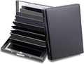 RFID Credit Card Holder Protector Metal Credit Card Wallet Business Card Holder for Men Women Gift Box Package (Black) by EASTNIGHTS