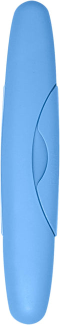 RADIUS Toothbrush Travel Case for Standard Brush, BPA-Free Recycled Plastic, Portable for Bathroom, School, Home, Camping (Light Blue, 8.25H - 1.38W - 1.75L (in)) by RADIUSCorporation