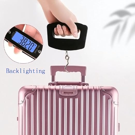 Luggage Scale, Large Handle, Electronic Luggage Scale, High Precision Carrying, 110lbs/50kg, Hook Rotates 360°, Travel Airport Checked Luggage Baggage, Avoid Extra Charges for Your Over Weight - Image 7