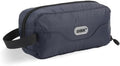 GOX Travel Small Toiletry Bag for Men Nylon Dopp Kit Medicine Bag Travel Organizer Pouch Shave Kits for Teens Toiletry Essentials Bathroom Compact (Navy, 7.9 * 3.7 * 2 Inches) by GOX