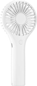 Edvision Portable Mini Fan - Powerful Personal Handheld Fan with 3 Speeds, Cute and Small, USB Rechargeable for Travel/Lash/Makeup/Outdoor/Home, White by Edvision