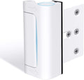 1 Pack Door Reinforcement Lock, Home Security Door Lock, Child Proof, White | Door Safety Lock for Front Door, Toddler Proof Door Latch for Entry Door Security, Includes 8 Screws by AceMining