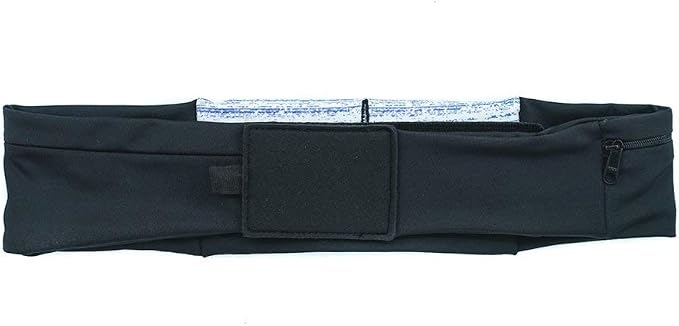 3 Pocket Adjustable Running Belt Waist Pack, Fanny Pack For Working Out With Sweat Resistant Backing, Holds All iPhone Models - Image 8