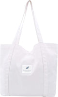 TeeYee Women Tote Bag Foldable Shoulder Bag for Travel Work | Solid Color Shopper,Lightweight & Portable,Wide & Reinforced Handles,Multi-Purpose Use,Soft & Sturdy,Machine Washable by TeeYee