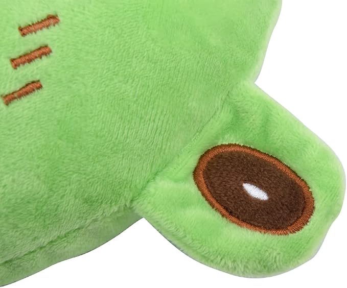Travel Pillow for Kids, Cute Animal Neck Pillow Support U Shaped Cushion Plush Soft Rest Reading Pillows Sleeping Pillows for Airplane Train Car (Color:Frog) - Image 3