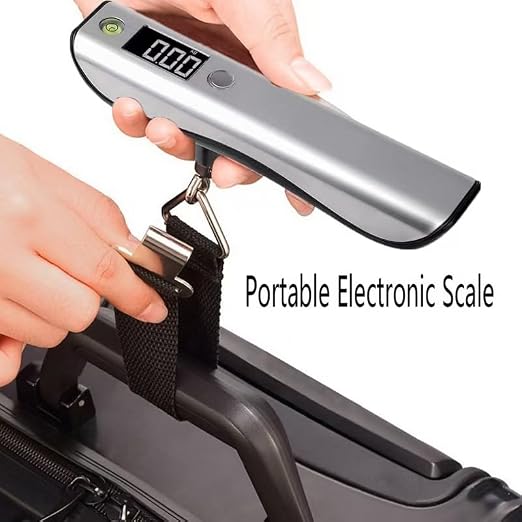 Digital Luggage Scale with Tape Measure – Portable 110 lb Suitcase Weight Scale for Travel - Image 2