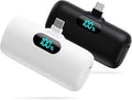 [2-Pack] Mini Portable Charger 5000mAh Power Bank,3A PD USB C Cell Phone Portable Power, LCD Display Battery Pack Compatible with iPhone 17/17 Air/16/16 pro/15/15 pro Max/Android/Samsung/Moto/LG etc by Swyop