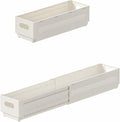 2 Pack Expandable Plastic Storage Boxes, Multi-Purpose Folding Organizer, Drawer Storage Divider For Bedroom, Kitchen And Snack Storage (s) by Reflygen