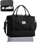 Travel Duffel Bag, Sports Tote Gym Bag, Shoulder Weekender Overnight Bag for Women by WONHOX