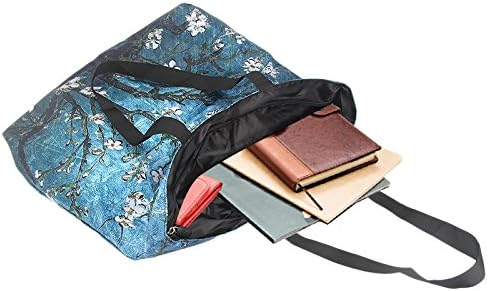 Beach Tote Bags Travel Totes Bag Shopping Zippered Tote for Women Foldable Waterproof Overnight Handbag - Image 7