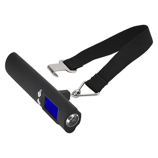 Luggage Scale, Portable Digital Hanging Baggage Scale, 3in1 50kg/110lbs Digital Luggage Baggage Scale with Flashlight Power Bank Function LCD Display for Travel Weight - Image 2
