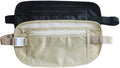 2 Pack Travel Money Belt Waist Wallet, Slim RFID Blocking Passport Holder, Invisible Belt Bag Fanny Pack for Men Women by Unknown