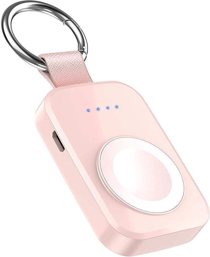 iVALUX Portable Wireless Charger for Apple Watch Travel Keychain Power Bank | Compact Smart Magnetic Charging, 1000mAh Battery, On The Go Travel Accessories,for iWatch Series 11/10/9/8/7/6/5/4/3/2/SE - Image 6