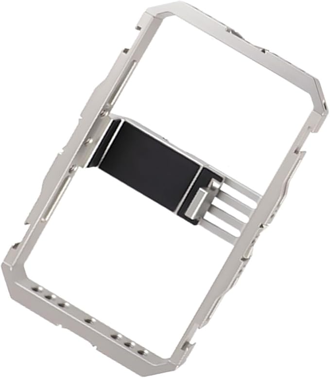 Universal Phone Cage, Aluminum Alloy Smartphone Video Rig with 30 1/4 Screw Holes and 6 Cold Shoe Mounts, for Action Cameras and Mirrorless Setups - Image 6