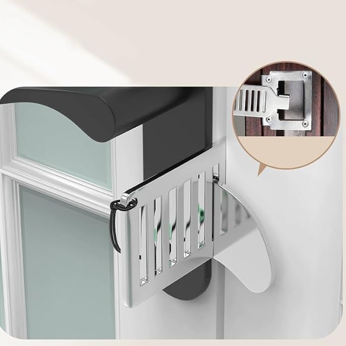 Ximimark 2pc Portable Door Lock - Punch-Free Security Latch for Home, Hotel, and Travel - Anti-Theft Safety Latch for Doors - Image 4
