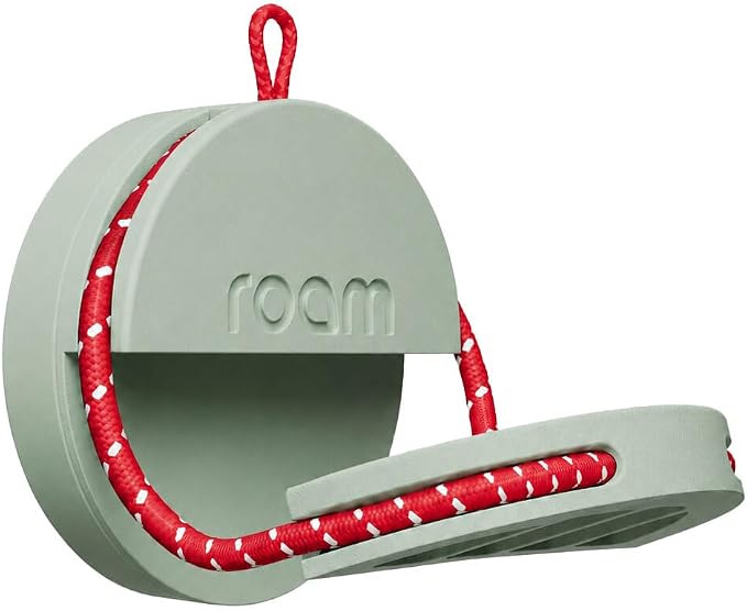 ROAM SMART TRACKER Bluetooth Item Locator: iOS & Android Compatible | Waterproof Tracker for Keys, Luggage, Kid & Pet Gear, Built-in Elastic Strap, No Extra App or Fees, Fast Setup, 1-Pack by RoamSmartTracker