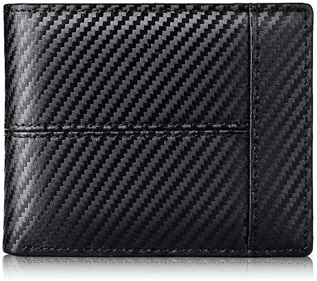 Swallowmall Mens Wallet Rfid Blocking Leather Wallet for Men Bifold Wallets with 1 ID Window 16 Card Slot Blackstripe - Image 4